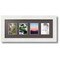 ArtToFrames Collage Photo Picture Frame with 4 - 2.5x3.5 inch Openings, Framed in White with Over 62 Mat Color Options and Regular Glass (CSM-3966-20)